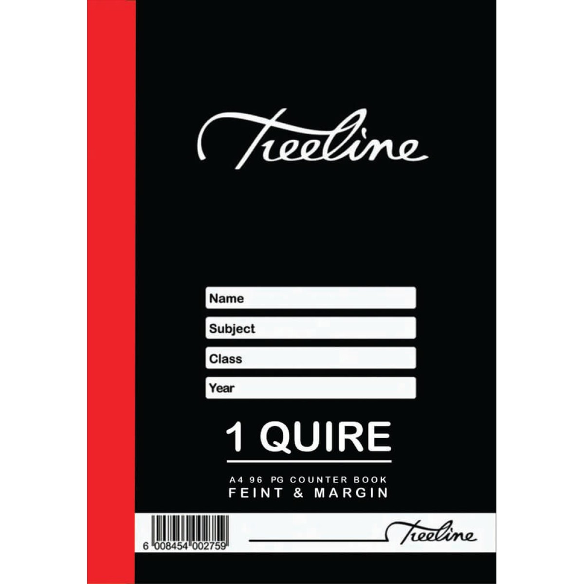 A4 Counter Book 1 Quire Feint/Margin