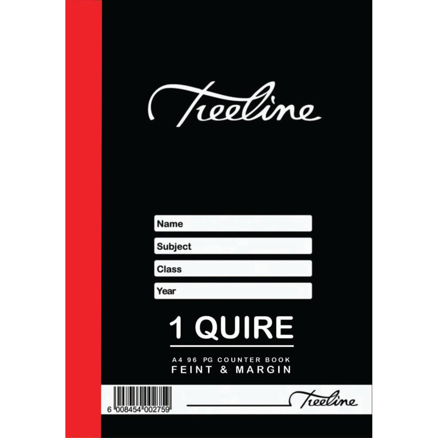 A4 Counter Book 1 Quire Feint/Margin