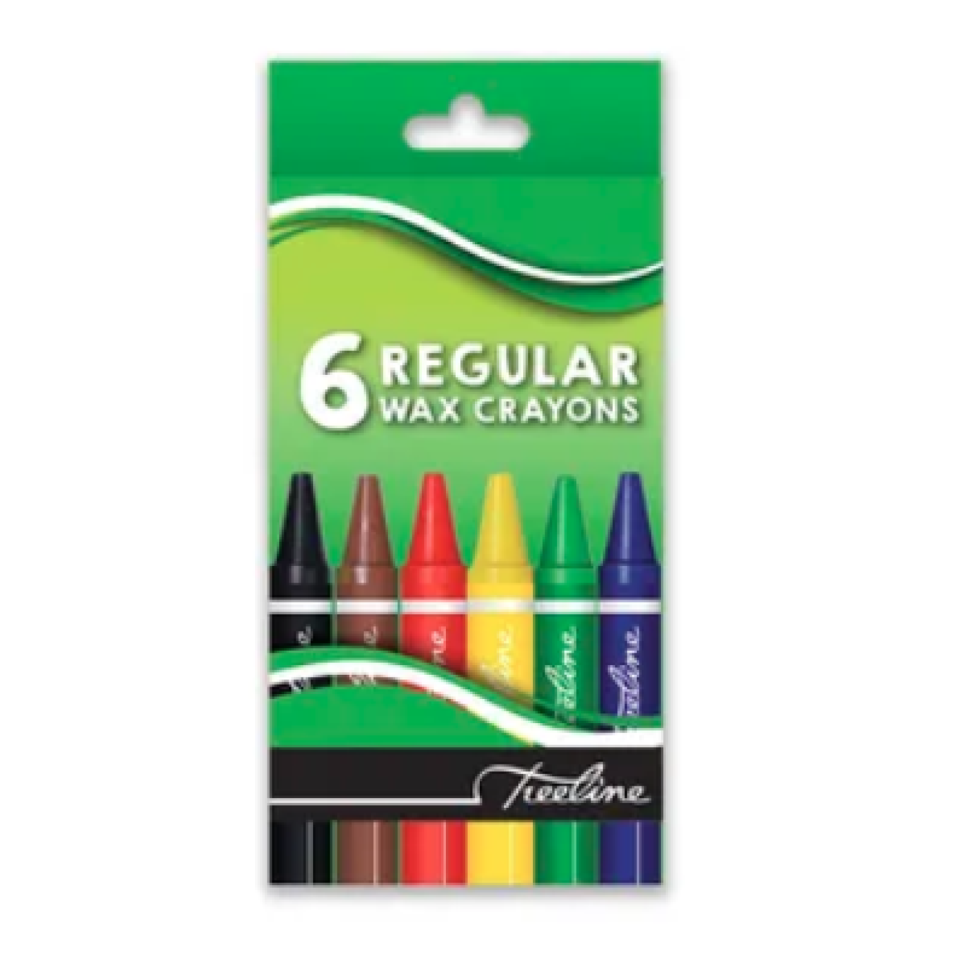 6 Piece Wax Crayon Set