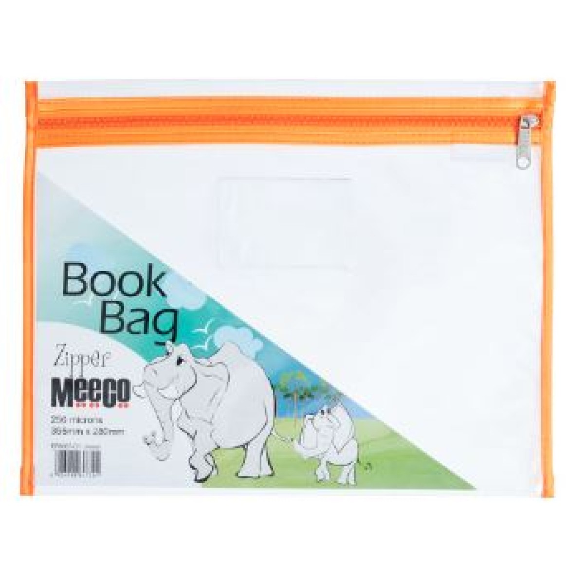Meeco PVC Book Bag - Orange