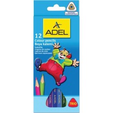 Coloring Pencils Adel 12 Piece Set