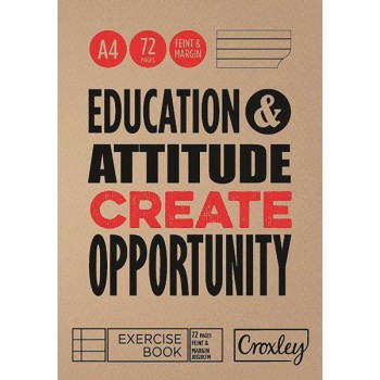 Croxley Exercise Book A4 72Pg Feint/Marg