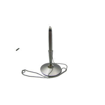 Desk Pen + Chain All Office Silver