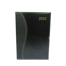 Diary A5 Pageaday Regency 2 Tone Black