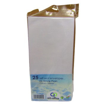 Envelopes Dl White No Window Ss