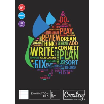 Examination Pads Croxley Punched