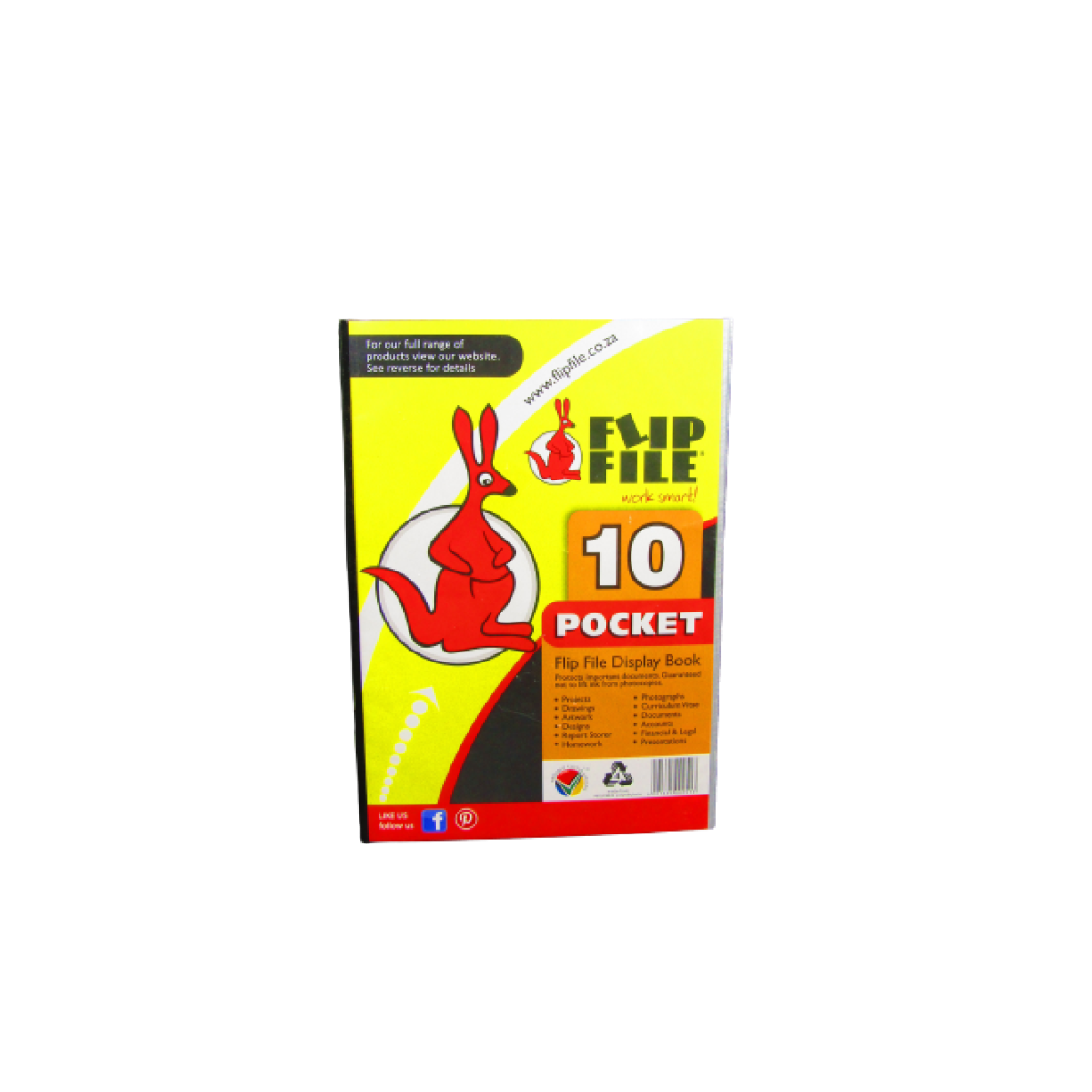 Flip File A4 Kangaroo 10 Page