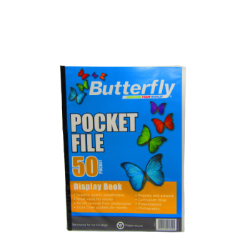 Flip File A4 Butterfly 50 Page