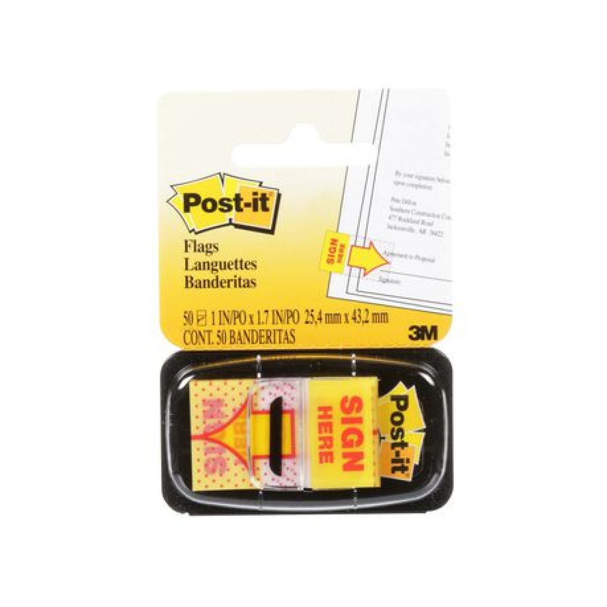 Post-It Message 3M - Sign Here