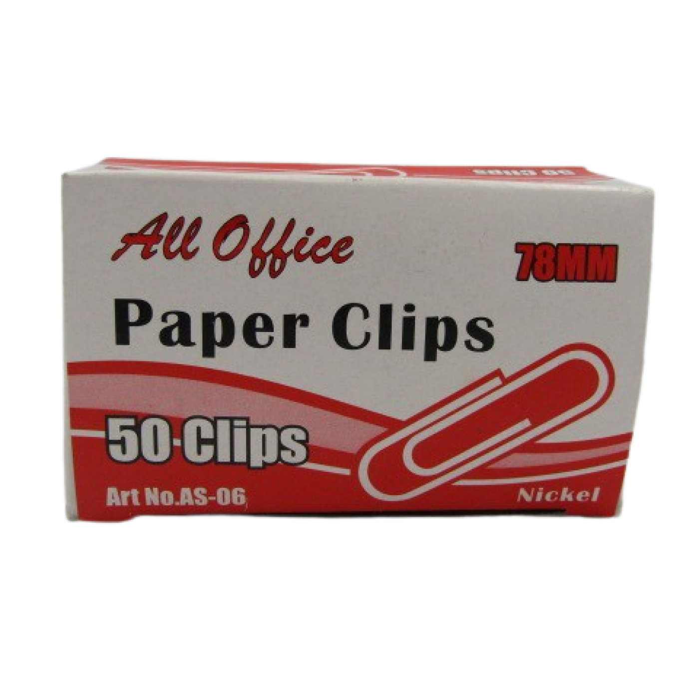 Paper Clips -78Mm Silver Giant Wavy A/O