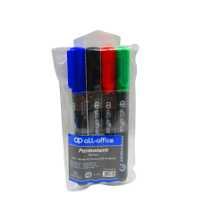 Permanent Marker All Office 4 Pcs