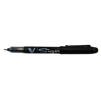 Pilot V Sign Pen Medium Black