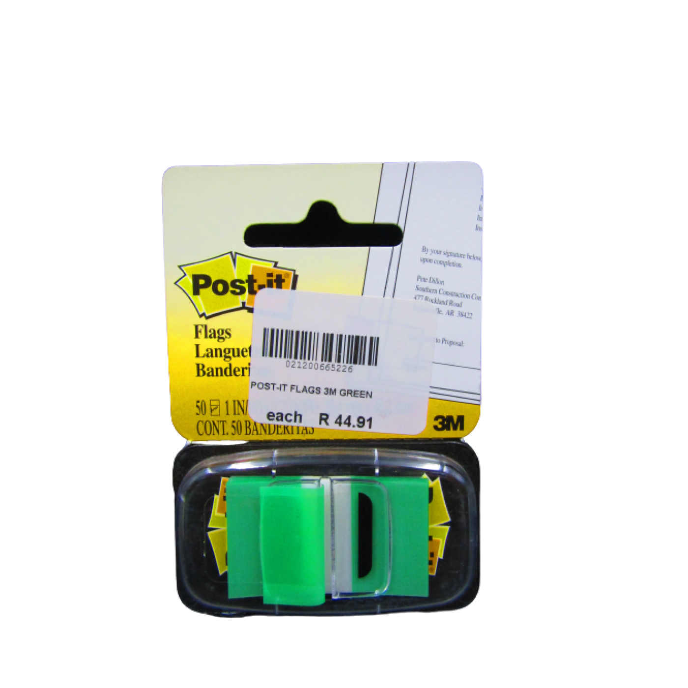 Post-It Flags 3M Green