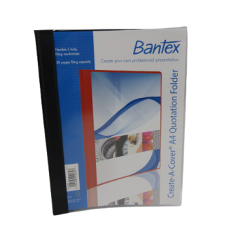 Quote Folder Bantex Createacover Green