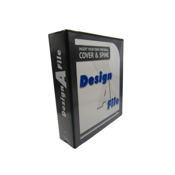 Ring Binder A4 Pvc 50Mm Overlay Black