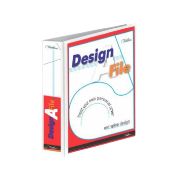 Ring Binder A4 Pvc 50Mm Overlay White