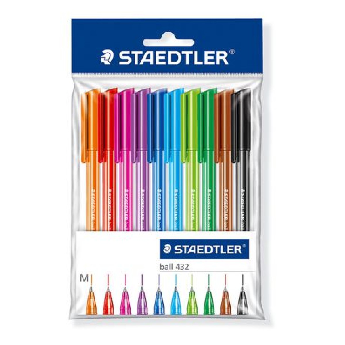 Staedtler Triangular Ball Pen - 10 Piece