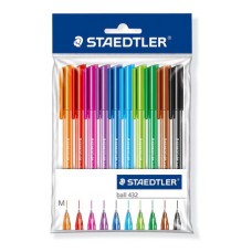 Staedtler Triangular Ball Pen - 10 Piece