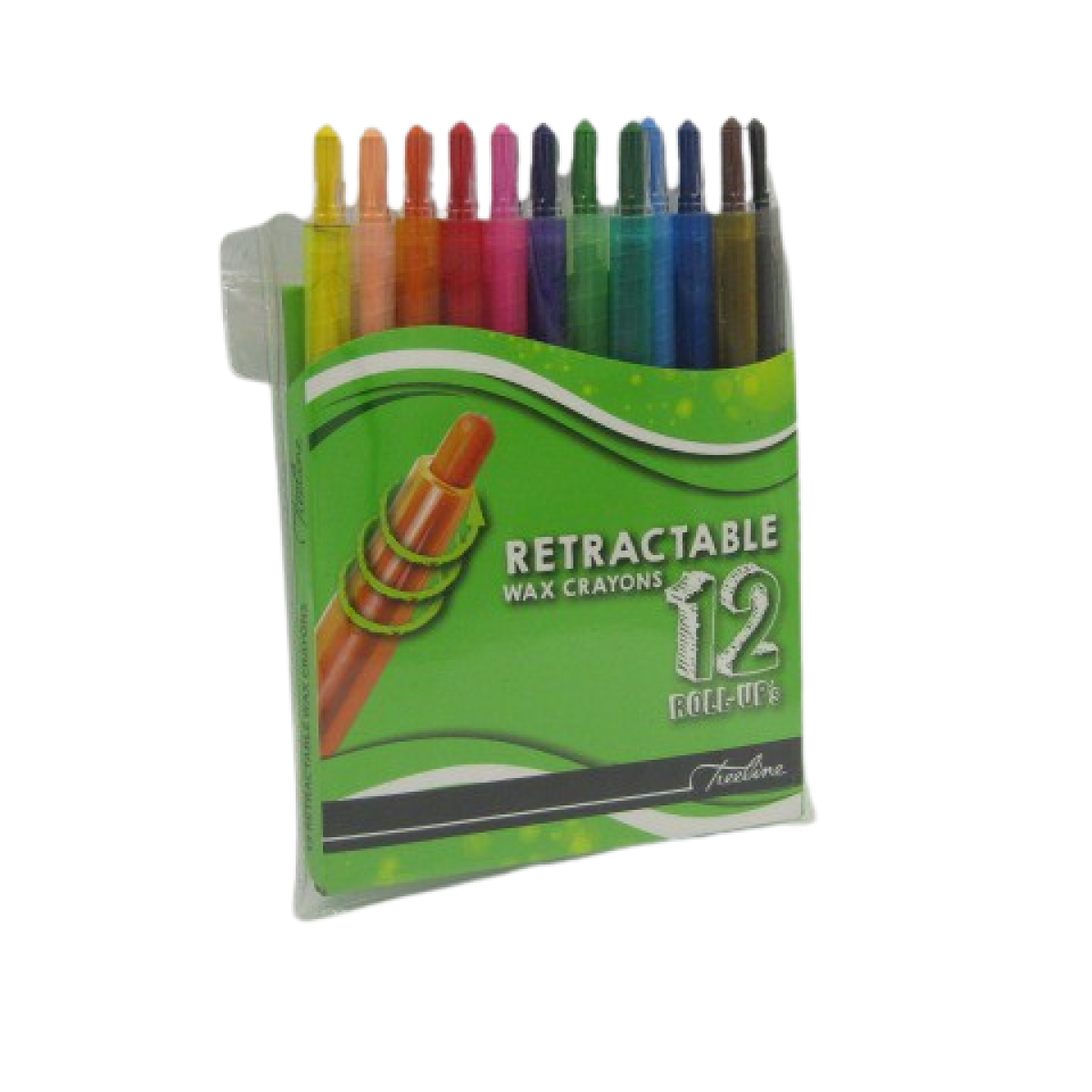 Wax Crayons Retractable Tl 12'S