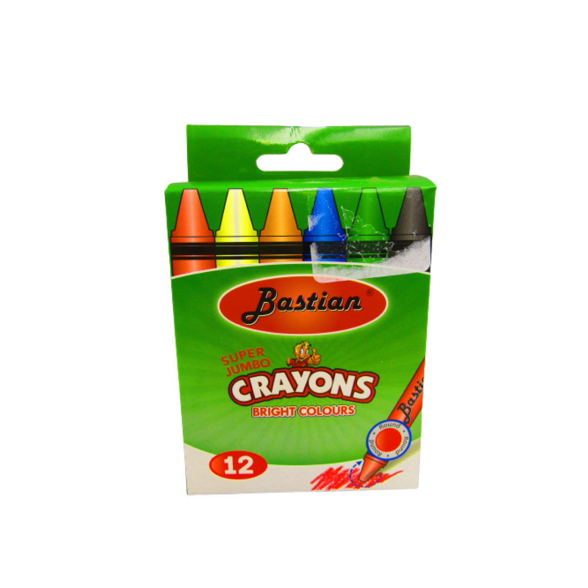 Wax Crayons Bastian 12'S Super Jumbo