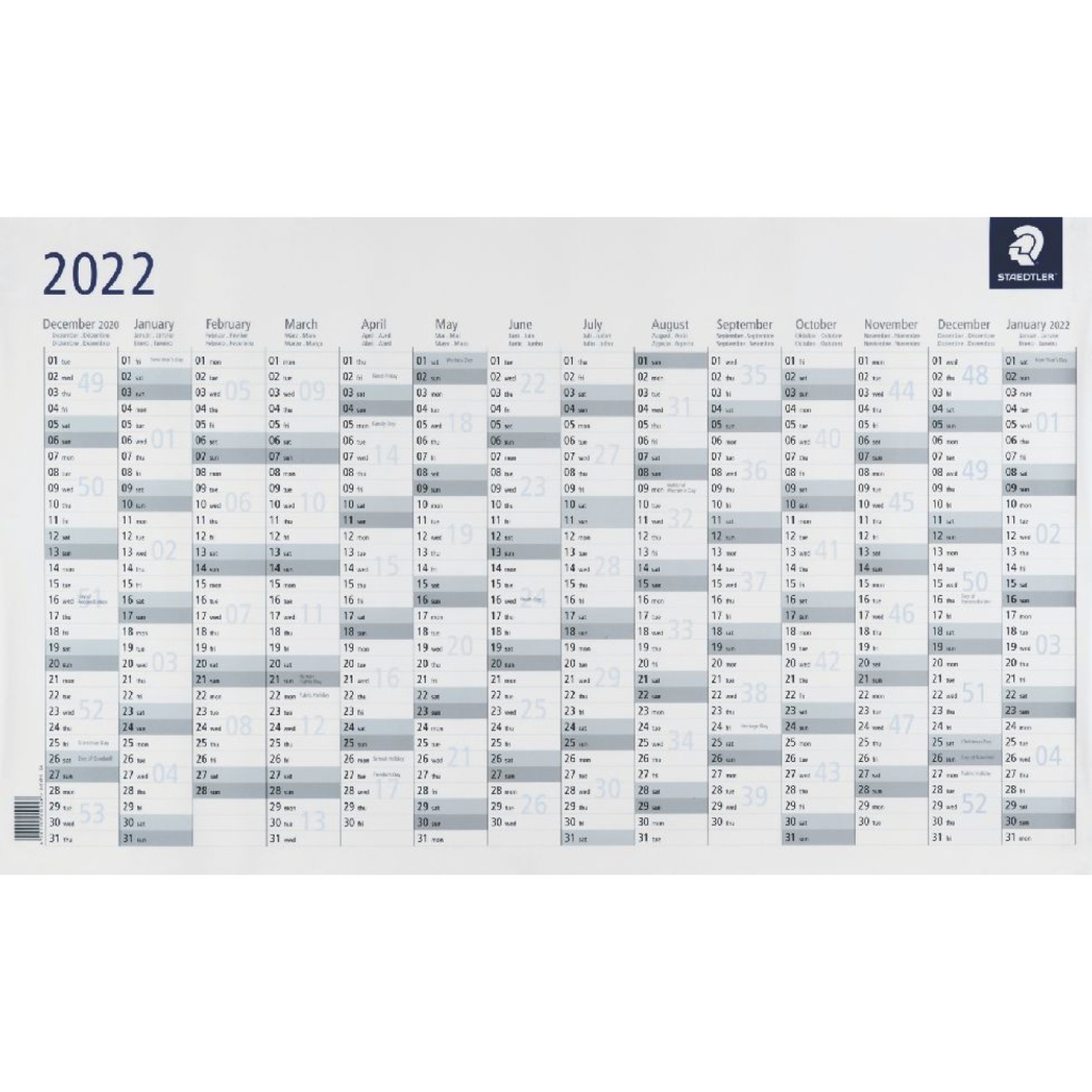 2025 Year Planner Staedtler