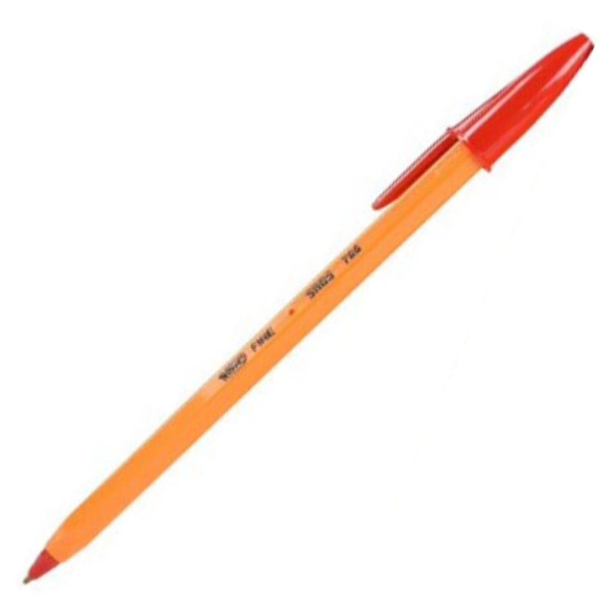 Bic Orange Fine Ballpoint Pen Red