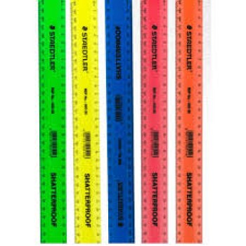 Ruler 30cm Staedtler Coloured