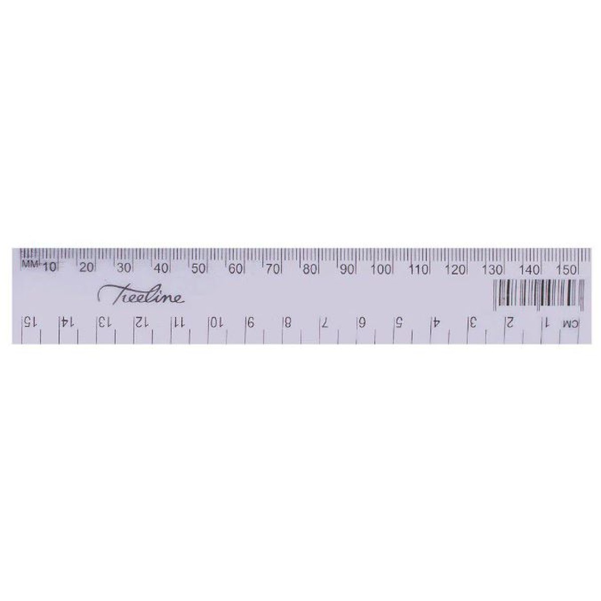 Ruler 15cm Treeline Clear